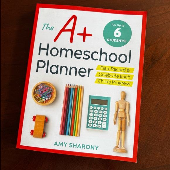 A+ Homeschool Planner - Red - Picture 1 of 5